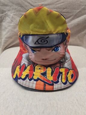 Naruto Kids Yellow & Red Bucket Hat - Anime Character Design